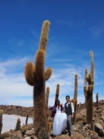 ウユニ塩湖でのウェディング写真2